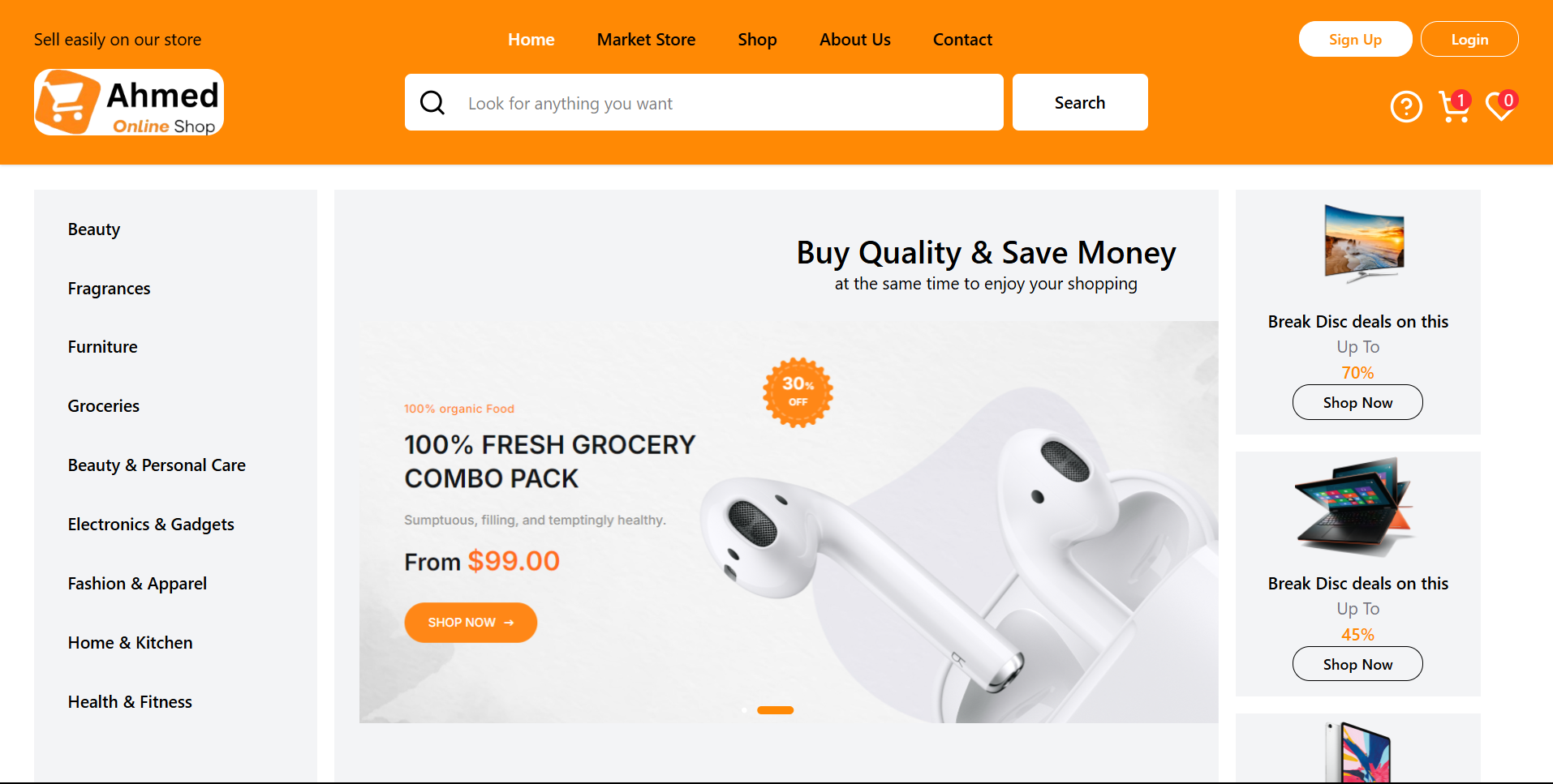 React E-Commerce Store